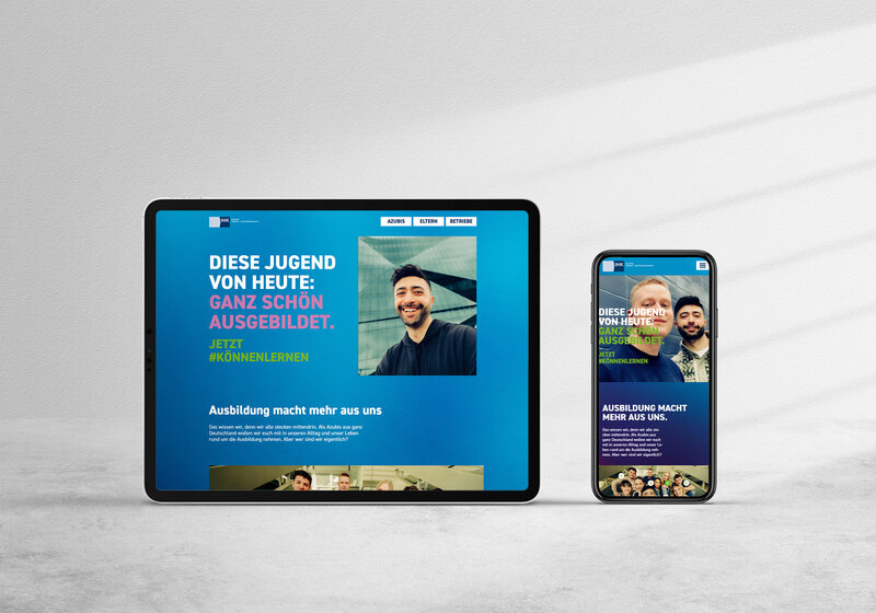 DIHK Ausbildungsplattform – entrados TYPO3 KI-Portal München