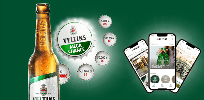 VELTINS App und Brauerei – entrados Native App-Entwicklung Case Study